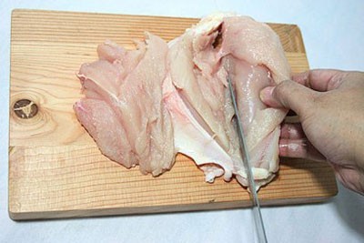 فیله کردن سینه مرغ(آموزش تصویری)