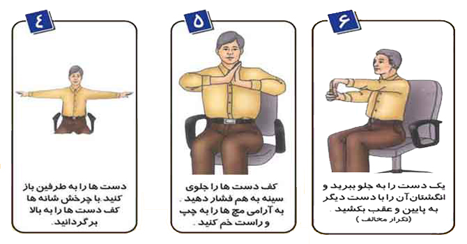 حرکات ورزشی برای کارمندان حرکات ورزشی برای کارمندان