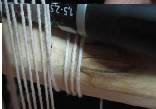 آموزش تصویری گلیم بافی با دار,آموزش کوجی بندی گلیم,گلیم دستبافت