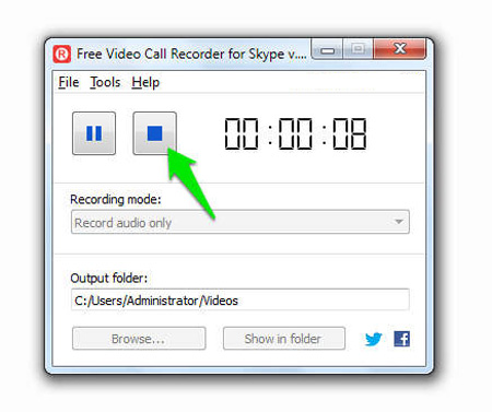 Free Video Call Recorder For Skype, ترفندهای اسکایپ ,ضبط مکالمات در اسکایپ