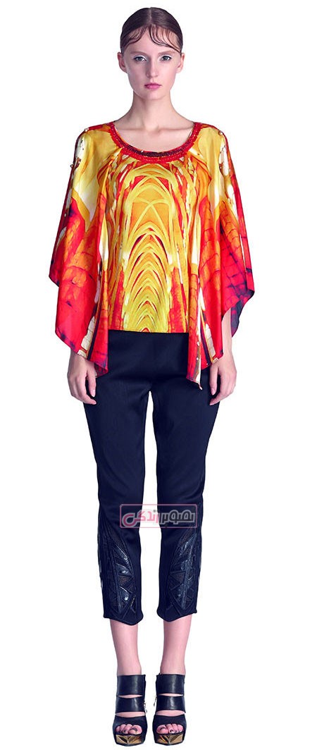 مدل لباس مجلسی دخترانه , مدل بلوز شلوار مجلسی , scfashion
