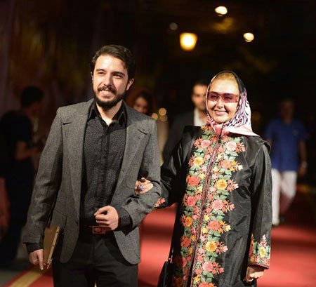 کتایون ریاحی و پسرش پوریا 