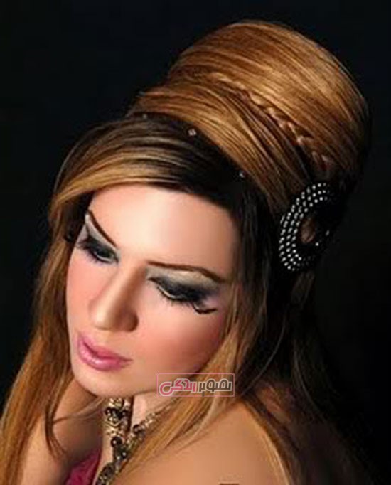 مدل بافت مو - مدل موی مجلسی - آرایش موی زنانه مدل جدید شینیون مو