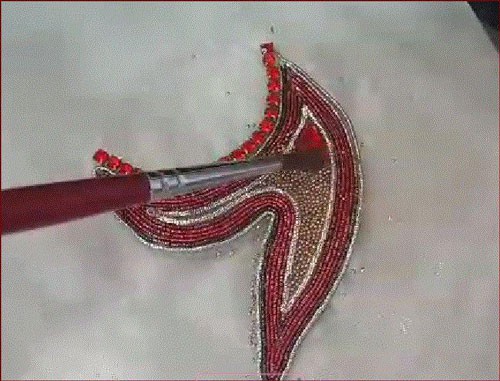 آموزش شفق دوزی - آموزش عثمان دوزی