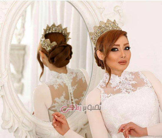 مدل موی عروس 2016 - میکاپ چهره عروس مدل تاج عروس - مدل موی عروس - مدل آرایش عروس