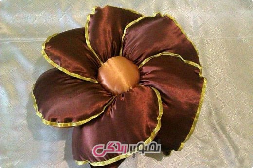 آموزش خیاطی , آموزش دوخت کوسن به شکل گل 