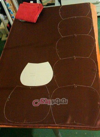 آموزش خیاطی , آموزش دوخت کوسن به شکل گل 