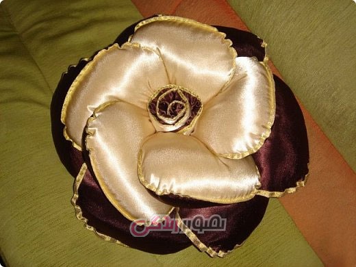 آموزش خیاطی , آموزش دوخت کوسن به شکل گل 