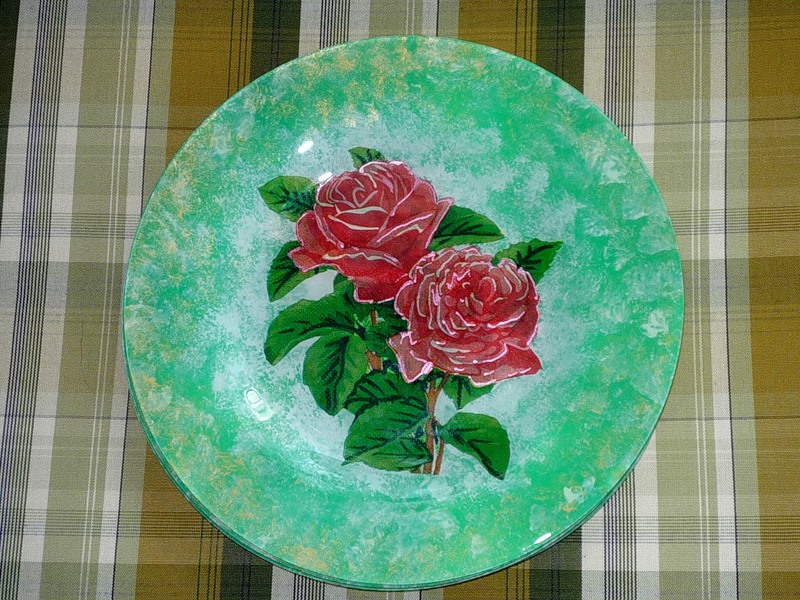آموزش دکوپاژ , تزیین ظروف شیشه ای ساده آموزش دکوپاژ , تزیین ظروف شیشه ای ساده