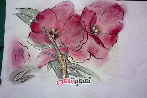 نقاشی روی پارچه به کمک چاپ لیزری