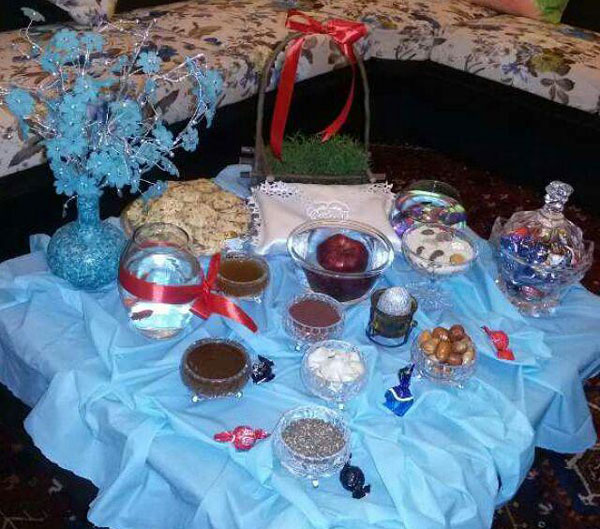 تزیین سفره هفت سین