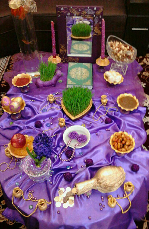 چیدمان سفره هفت سین