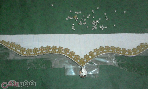 تاج ژله ای , تاج پیشانی عروس