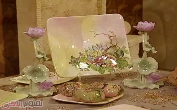 چینی کردن سفال , دکوپاژ , تزیین ظروف