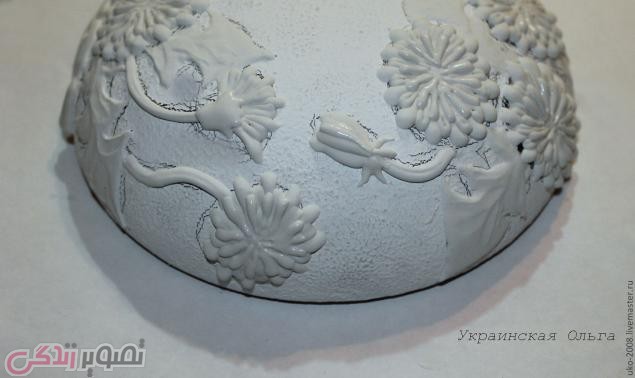 پتینه گل قاصدک,تزیین جعبه جواهر,تزیین جا جواهری