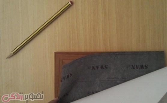 آموزش دکوپاژ نمای چرم , دکوپاژ طرح چرم