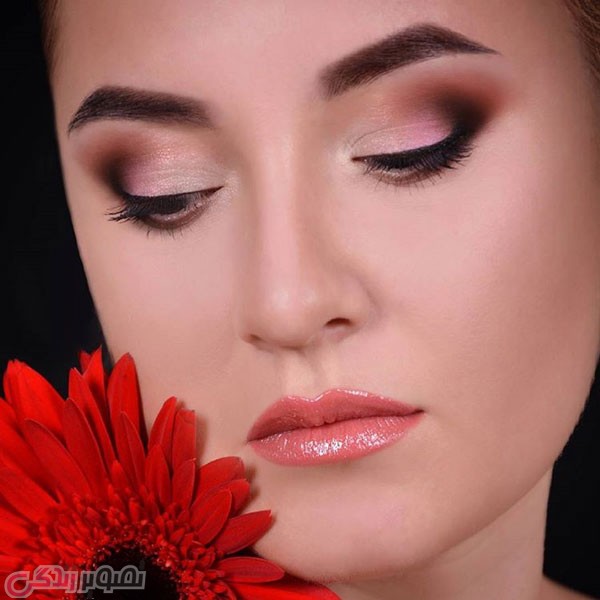 مدل آرایش صورت ملایم دخترانه جدید