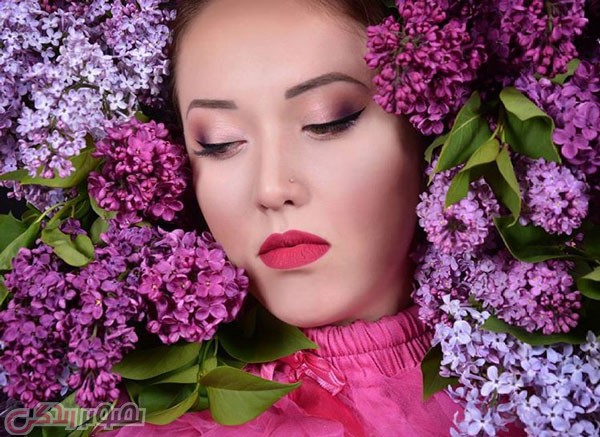 مدل آرایش صورت ملایم دخترانه جدید