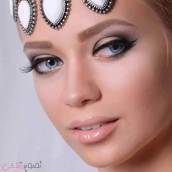 مدل آرایش صورت ملایم دخترانه جدید