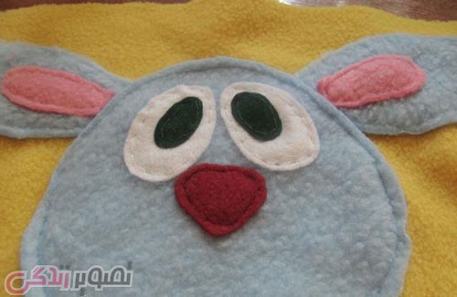 آموزش دوخت کیسه خواب نوزاد طرح خرگوش , سیسمونی بچه 