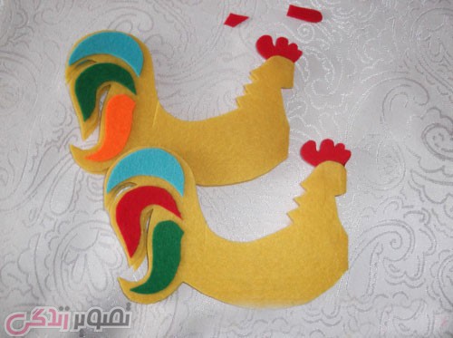 آموزش ساخت ظرف هفت سین خروس