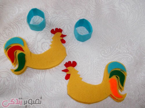 آموزش ساخت ظرف هفت سین خروس