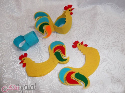آموزش ساخت ظرف هفت سین خروس