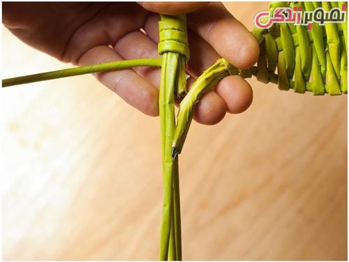 آموزش ساخت ظرف گل آفتابگردان با روزنامه