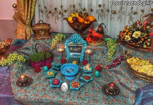 مدل تزیین سفره هفت سین سال 96