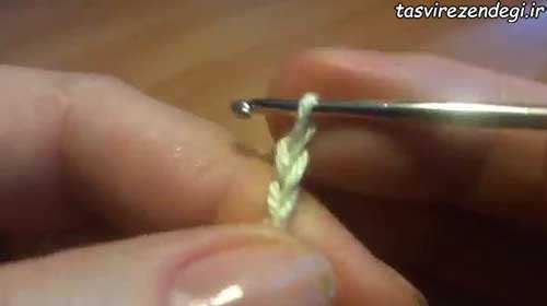 آموزش قلاب بافی ایرلندی, آموزش بافت نوار
