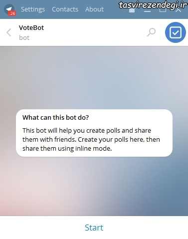 آموزش ایجاد نظرسنجی در تلگرام , ربات votebot آموزش ایجاد نظرسنجی در تلگرام , ربات votebot