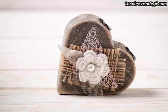 مدل جعبه جا حلقه ای عروس