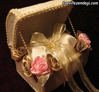 مدل صندوقچه جا حلقه ای عروس مدل صندوقچه جا حلقه ای عروس