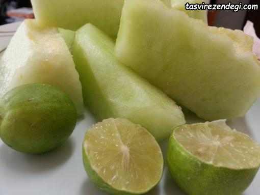 طرز تهیه گرانیتا خربزه یا یخ در بهشت خربزه