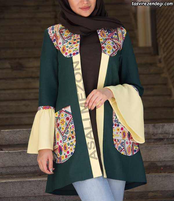 مدل مانتو کوتاه مجلسی 