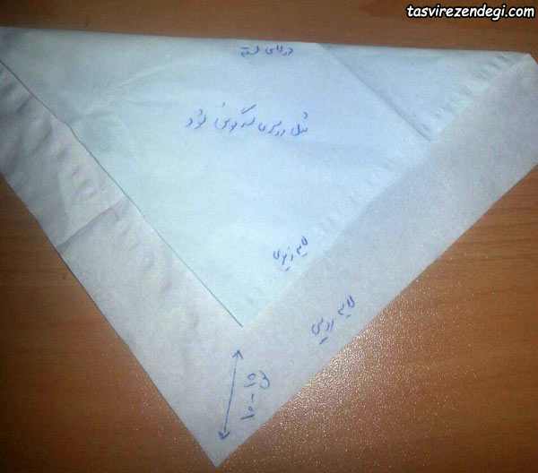 آموزش دوخت مقنعه کرواتی 