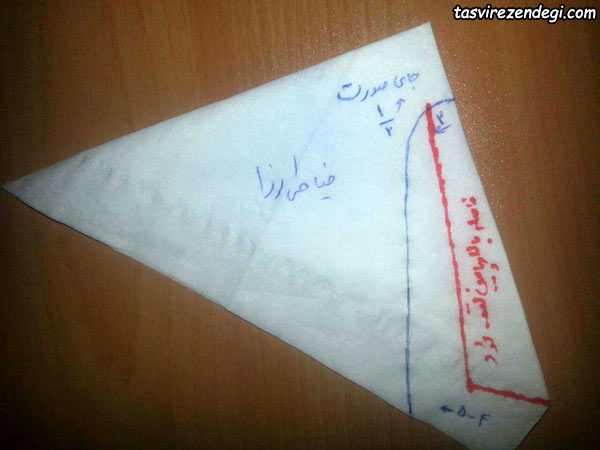 آموزش دوخت مقنعه کرواتی 