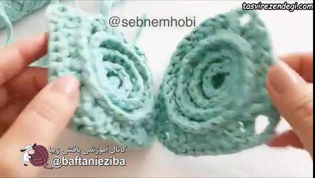 آموزش بافت کوسن , آموزش تریکو بافی