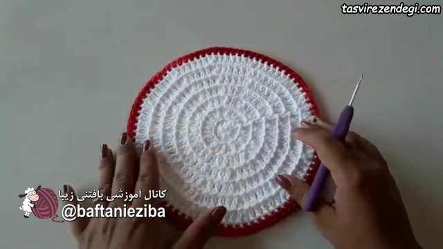 آموزش قلاب بافی , بافت گل رانر 