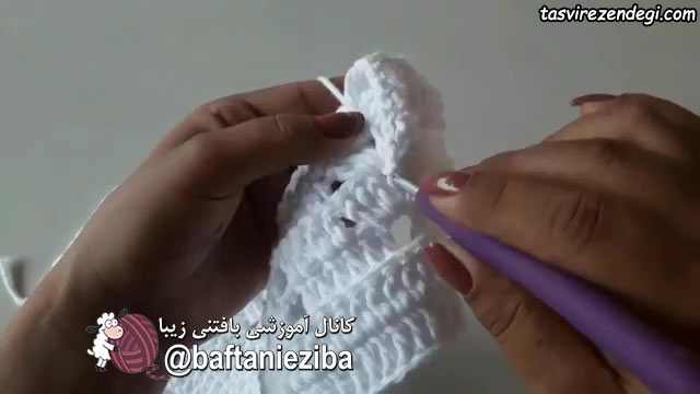 آموزش بافت رانر , بافت رومیزی قلاب بافی 