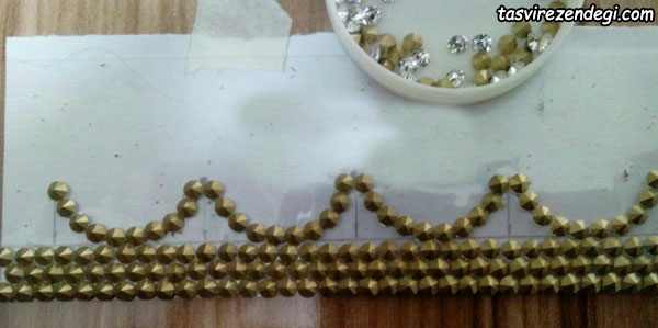 آموزش ساخت تاج عروس کریستالی