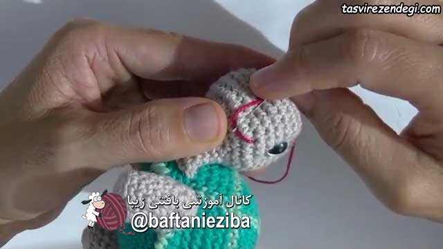 آموزش بافت لاکپشت با قلاب
