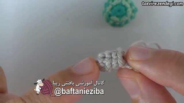آموزش بافت لاکپشت قلاب بافی