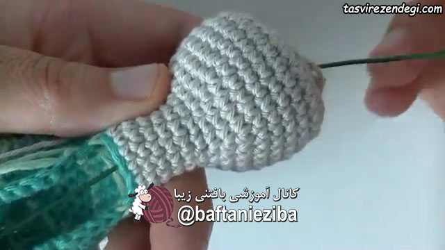 آموزش بافت عروسک لاک پشت قلاب بافی آموزش بافت عروسک لاک پشت