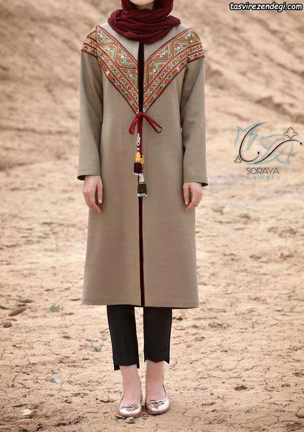 مدل مانتو پاییزه سنتی اداری