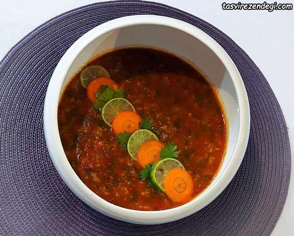 آش گوجه فرنگی تبریز