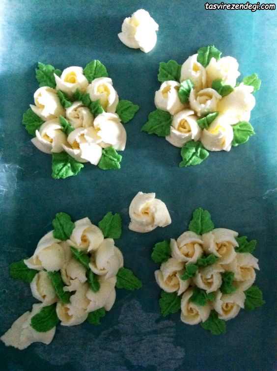 تزیین کاپ کیک با ماسوره سه بعدی