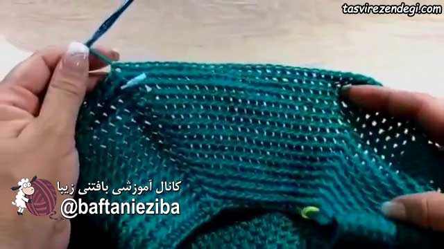 آموزش بافت شنل مجلسی قلاب بافی