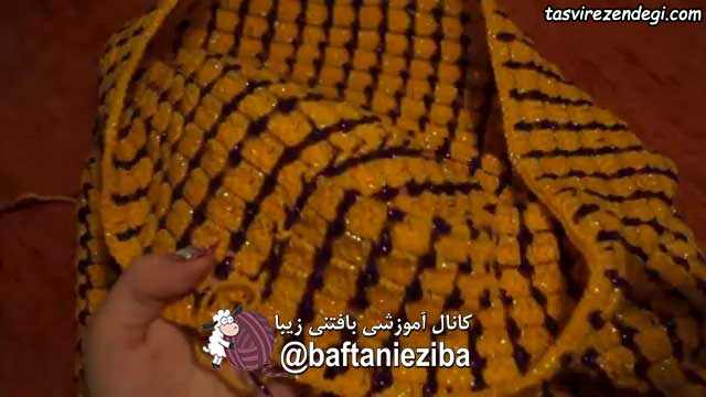 آموزش بافت شال رینگی 