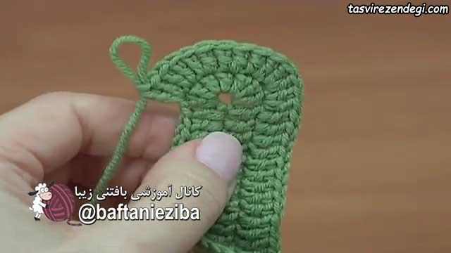 آموزش بافت پاپوش زنانه قلاب بافی 